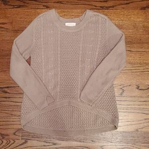 Ambiance Tan Knit Sweater